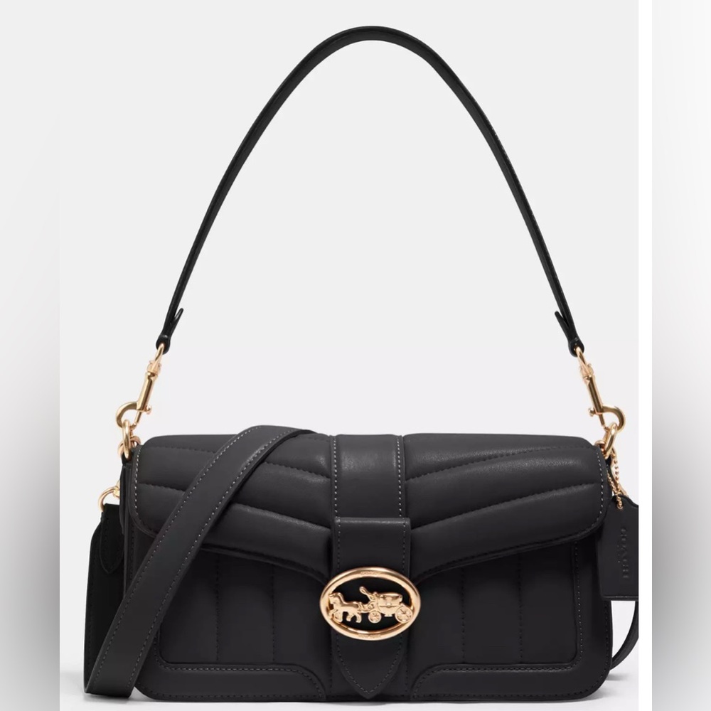 Coach Georgie Shoulder Bag With Puffy Quilting